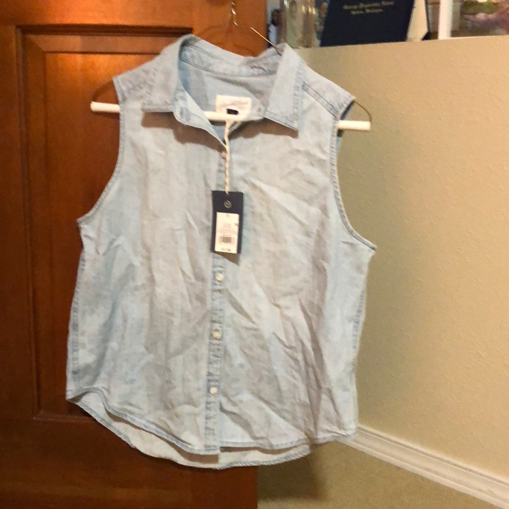 Light denim tank from target